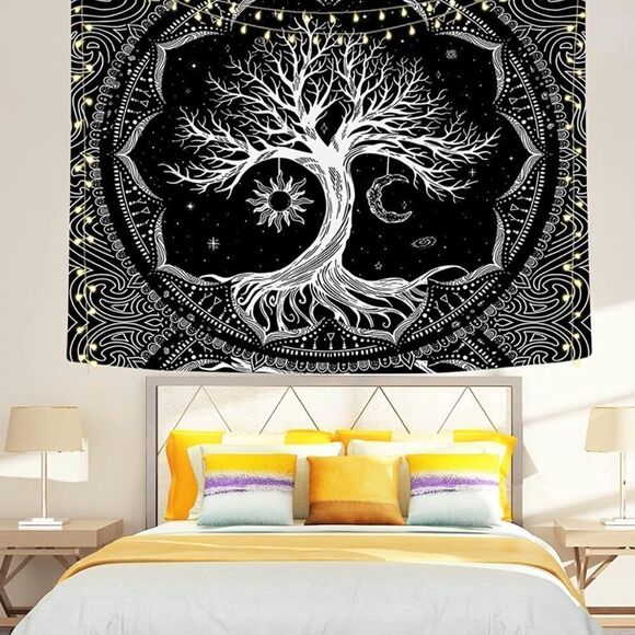 59 X 51 “ Tree of Life Tapestry - Picture 3 of 4
